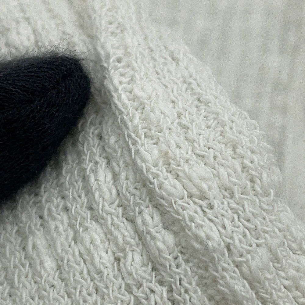 シャネル カーディガン ココビーチ ココボタン コットン レディースサイズ36 P78600 CHANEL 白