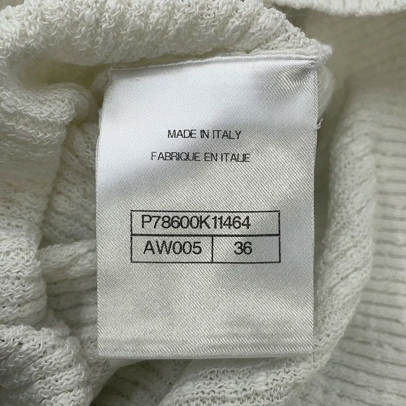 シャネル カーディガン ココビーチ ココボタン コットン レディースサイズ36 P78600 CHANEL 白