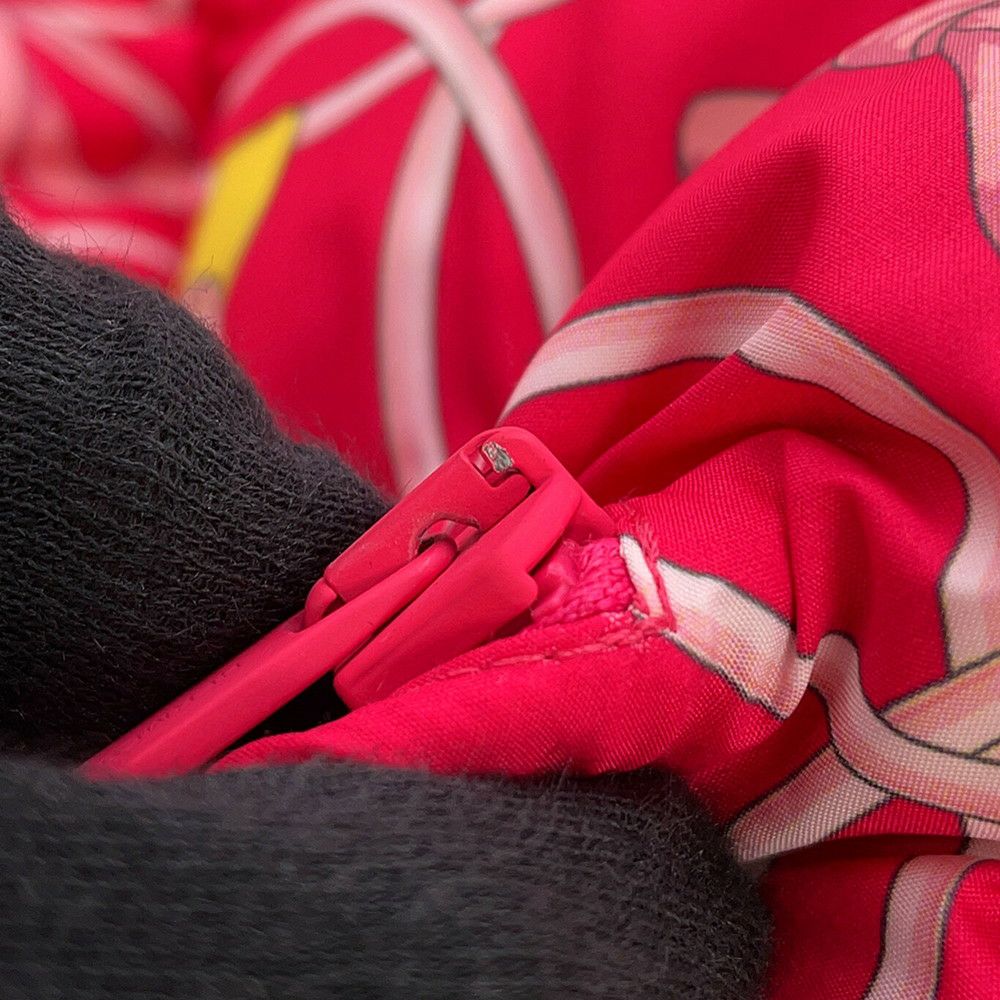 エルメス ダウンジャケット リバーシブル ダウン LA Promenade du matin 朝の散歩 レディースサイズ38 HERMES アウター