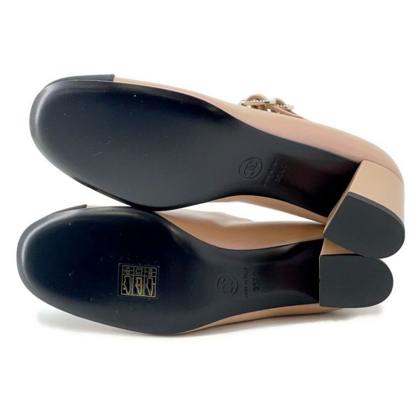 シャネル パンプス ココマーク メリージェーン ラムスキン フェイクパール レディースサイズ36 1/2C G45696 CHANEL 靴