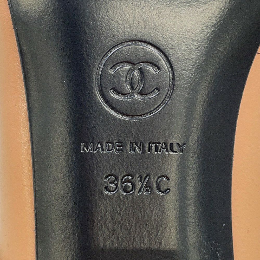 シャネル パンプス ココマーク メリージェーン ラムスキン フェイクパール レディースサイズ36 1/2C G45696 CHANEL 靴