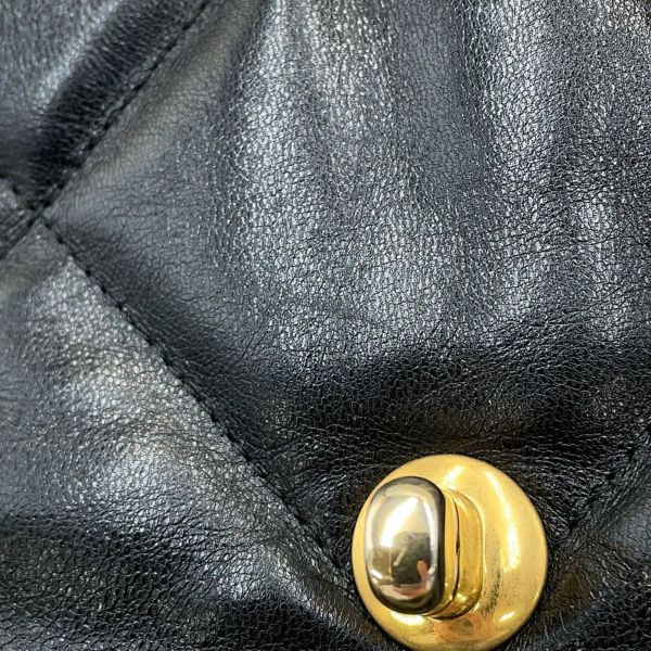 シャネル チェーンショルダーバッグ マトラッセ ココマーク CHANEL19 ラムスキン AS1160 CHANEL 2way 黒