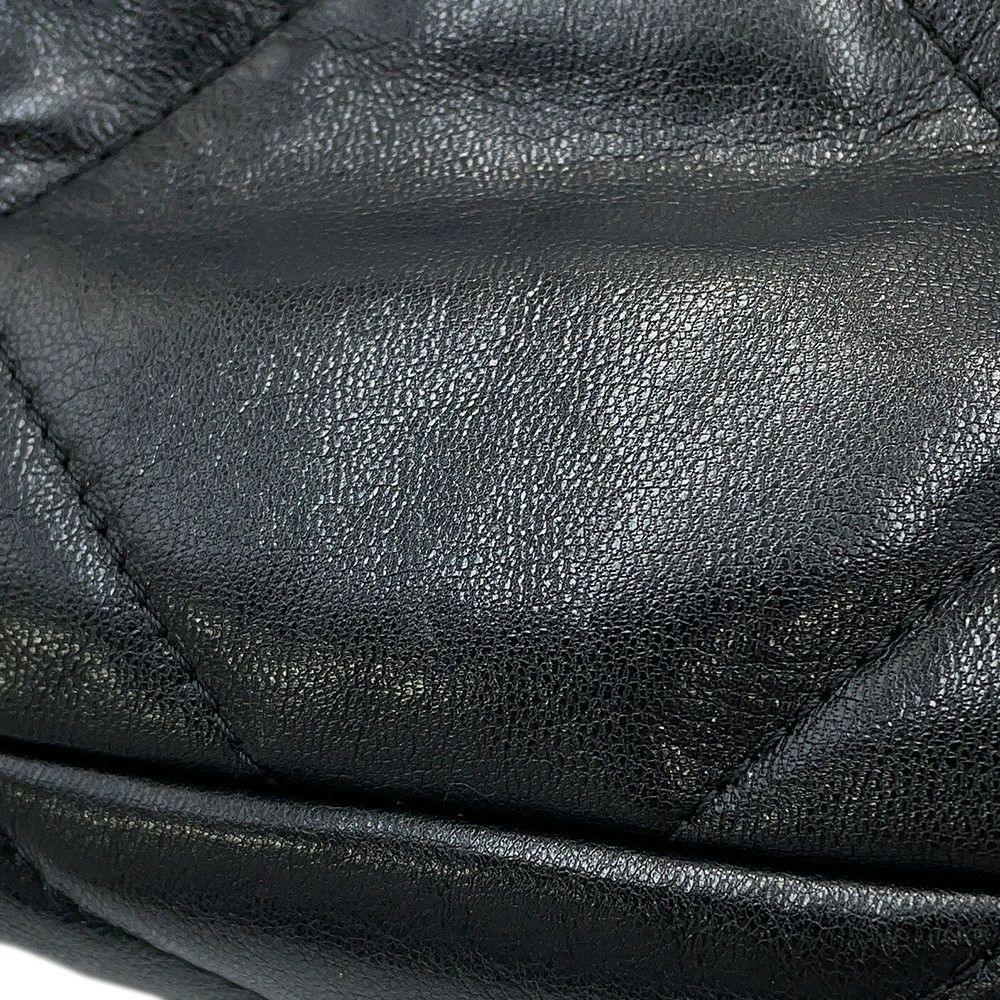 シャネル チェーンショルダーバッグ マトラッセ ココマーク CHANEL19 ラムスキン AS1160 CHANEL 2way 黒