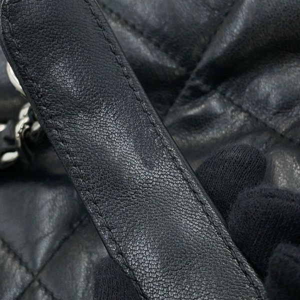 シャネル チェーンショルダーバッグ マトラッセ ココマーク CHANEL19 ラムスキン AS1160 CHANEL 2way 黒