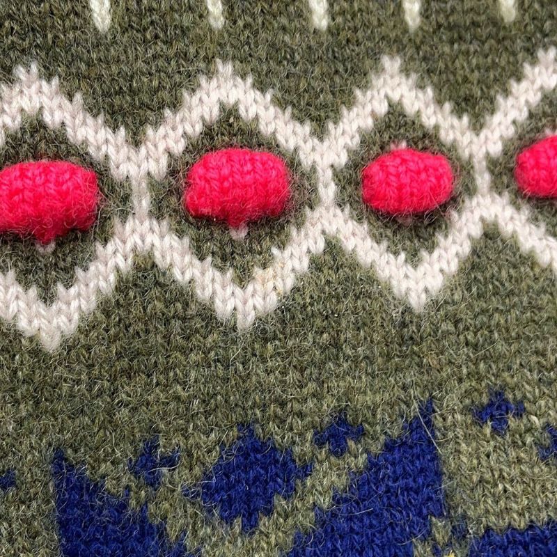 シャネル チェーンショルダーバッグ ココマーク ダブルチェーン A90848 ニット 2015年プレフォールシーズン