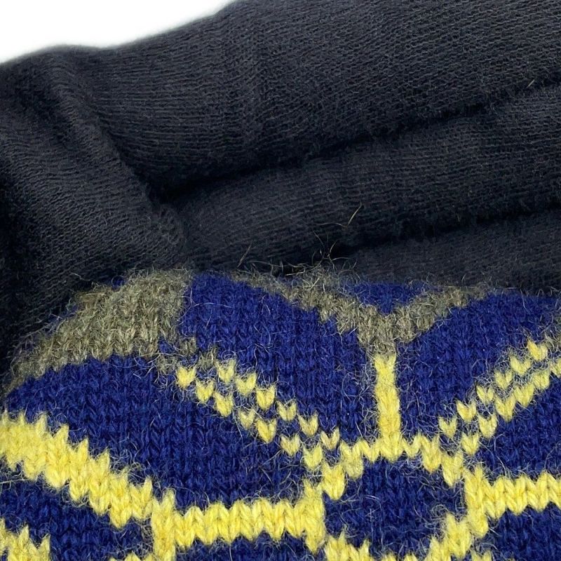 シャネル チェーンショルダーバッグ ココマーク ダブルチェーン A90848 ニット 2015年プレフォールシーズン