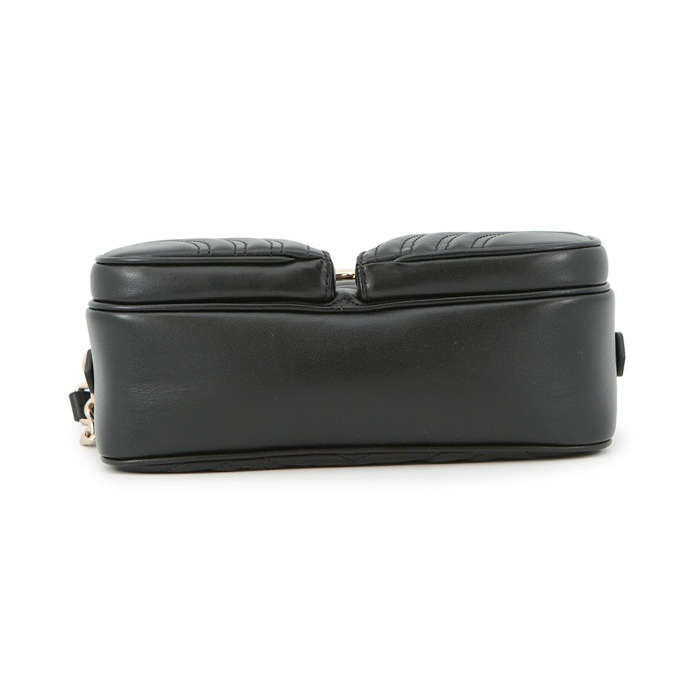 グッチ チェーンショルダーバッグ GGマーモント キルティング スモール 798715 GUCCI 黒