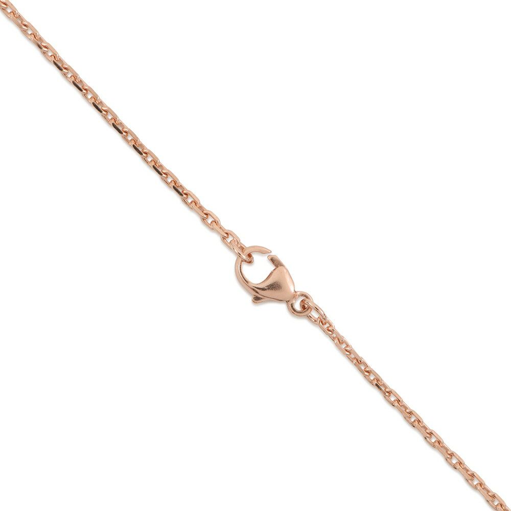 エルメス ネックレス ミニ・ポップアッシュ ブラック/ピンクゴールド金具 HERMES アクセサリー 黒