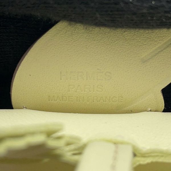 エルメス バッグチャーム ロデオPM ペガサス ジョーヌミルトン ラムスキン W刻印