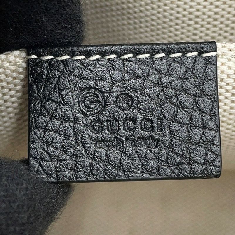 グッチ チェーンショルダーバッグ GGマーモント レザー 779795 GUCCI 黒 アウトレット品