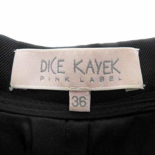 ディーチェカヤック ショートパンツ フリル キュロット レディースサイズ36 DICE KAYEK 服 アパレル パンツ ズボン 黒