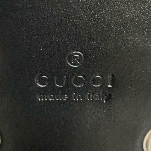 グッチ ショルダーバッグ ジャッキー 1961 HA HA HA コラボ レザー スモール 703744 GUCCI ハンドバッグ 黒