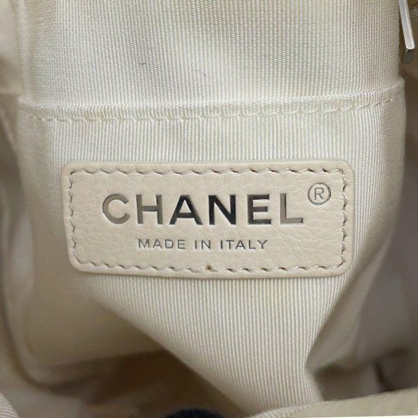 シャネル ハンドバッグ マトラッセ ココマーク キャビアスキン A91273 CHANEL 巾着 2wayショルダーバッグ 白