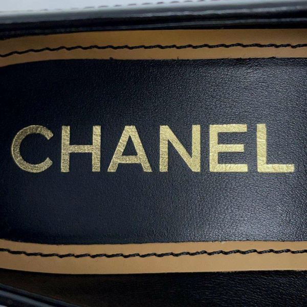 シャネル ローファー ココマーク カーフレザー レディースサイズ38C G45988 CHANEL 靴 黒