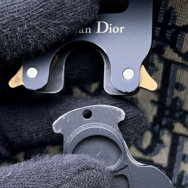 クリスチャン・ディオール リュック オブリーク サドル 1ADBA143TSE_H28E Christian Dior バッグ バックパック 黒