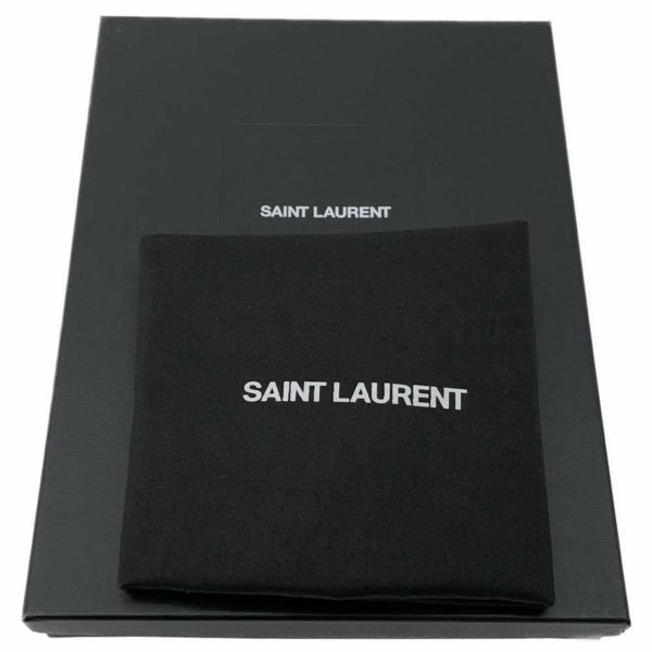 サンローランパリ クラッチバッグ ドット柄 レザー 635099 SAINT LAURENT PARIS バッグ 黒