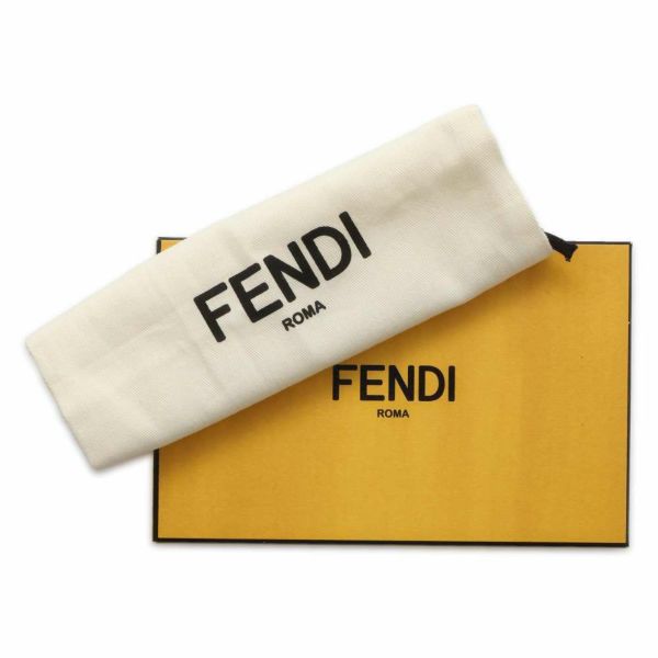 フェンディ キーホルダー ミニボックス レザー 7AR894 FENDI チャーム