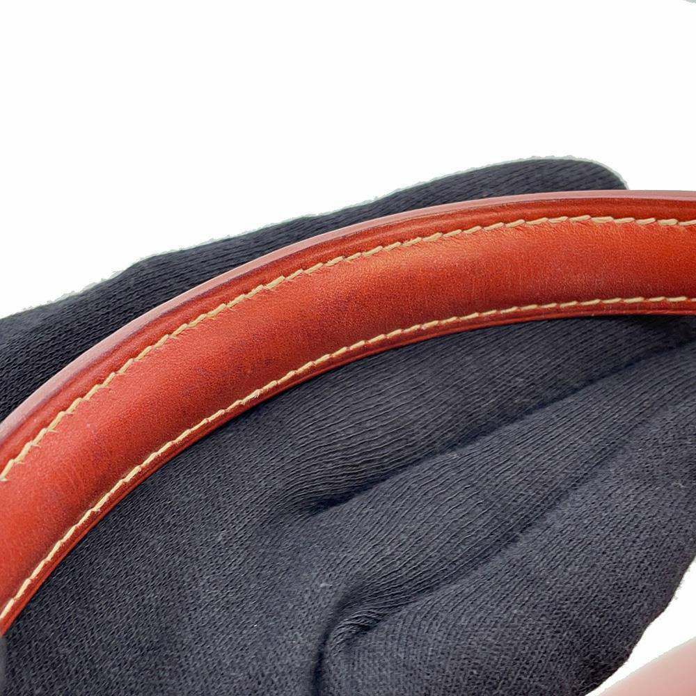エルメス ハンドバッグ ケリー32 外縫い ブリック/ゴールド金具 ボックスカーフ □C刻印 2wayショルダー