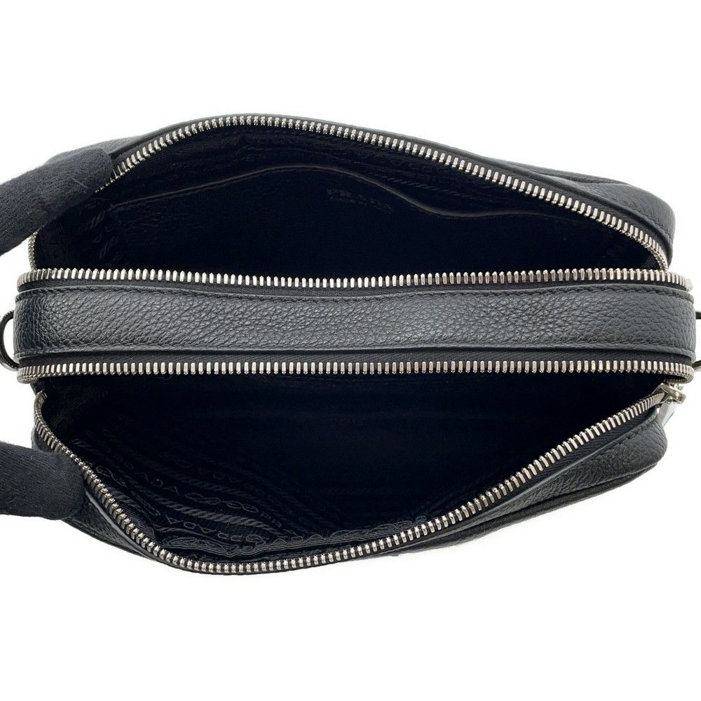 プラダ ショルダーバッグ ヴィッテロダイノ レザー 1BH082 PRADA 黒