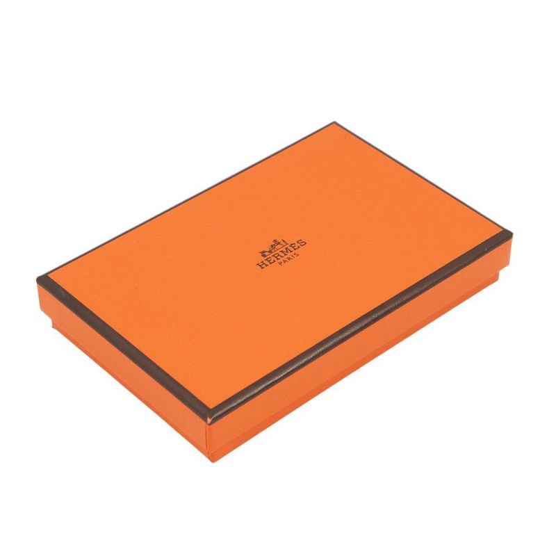 エルメス コインケース カルヴィ デュオ ヴェールユッカ/シルバー金具 エプソン B刻印 財布