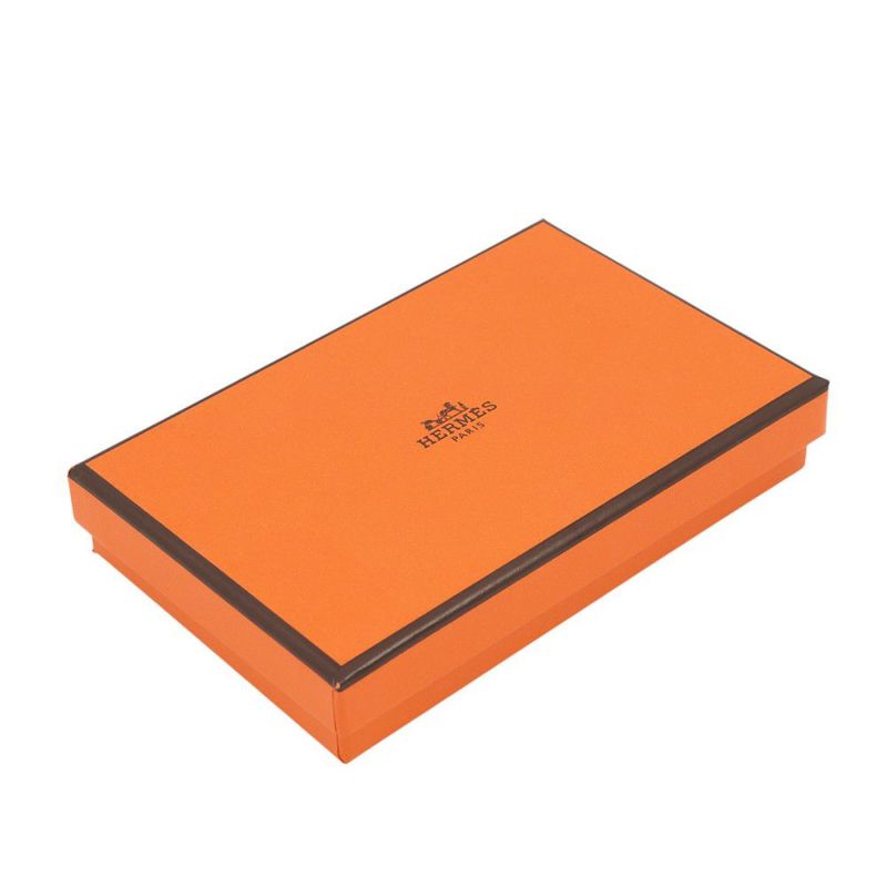 エルメス コインケース カルヴィ デュオ ヴェルソ ミント/モーヴペール/シルバー金具 シェブルミゾル W刻印 シェーブル