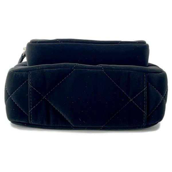 シャネル チェーンショルダーバッグ マトラッセ ココマーク ココネージュ チェーンクラッチ CHANEL 2way 黒