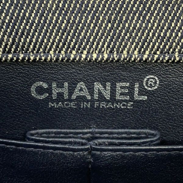 シャネル チェーンショルダーバッグ ココマーク チョコバー デニム CHANEL