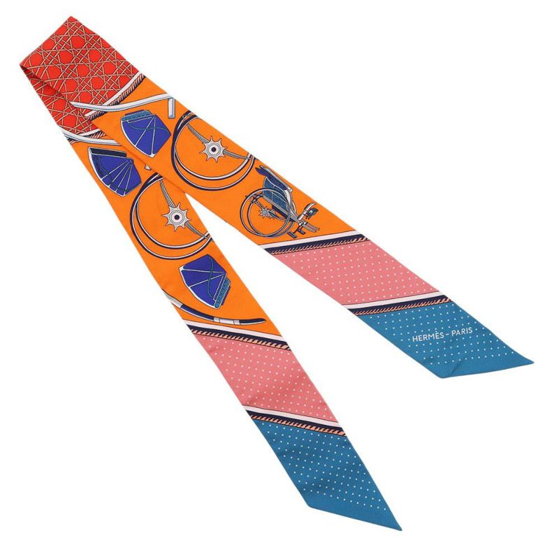 エルメス スカーフ ツイリー シルクツイル 折畳み式幌の馬車 Les Voitures a Transformation 2017年秋冬