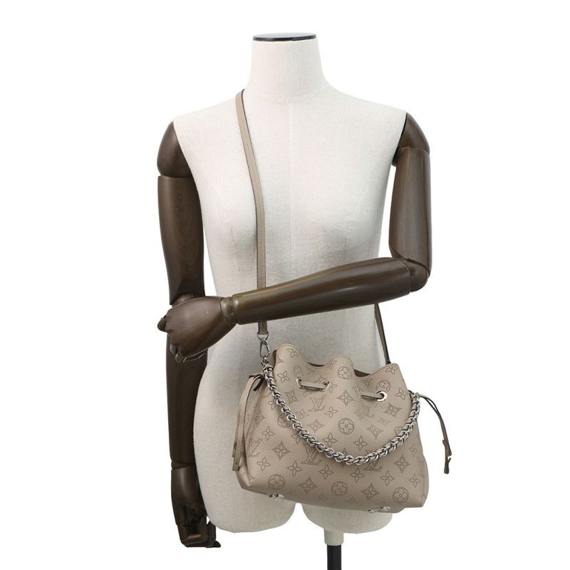 ルイヴィトン ハンドバッグ モノグラム・マヒナ ベラ M57201 LOUIS VUITTON 2way 巾着バッグ