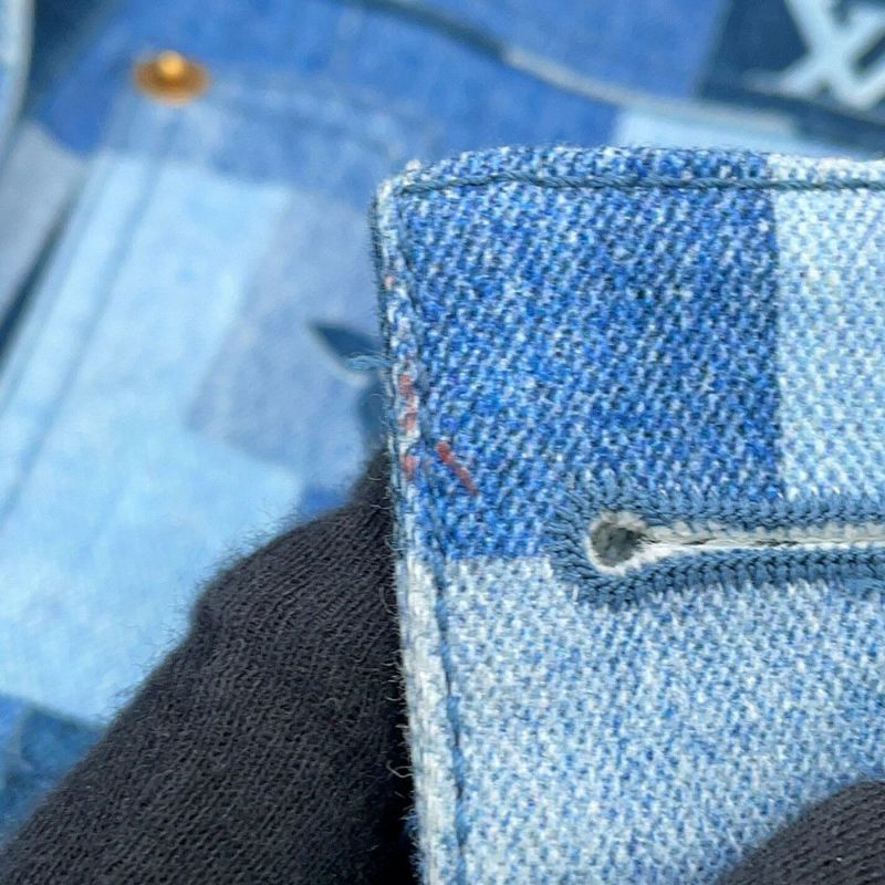 ルイヴィトン デニムジャケット モノグラム・デニム コットン レディースサイズ34 LOUIS VUITTON