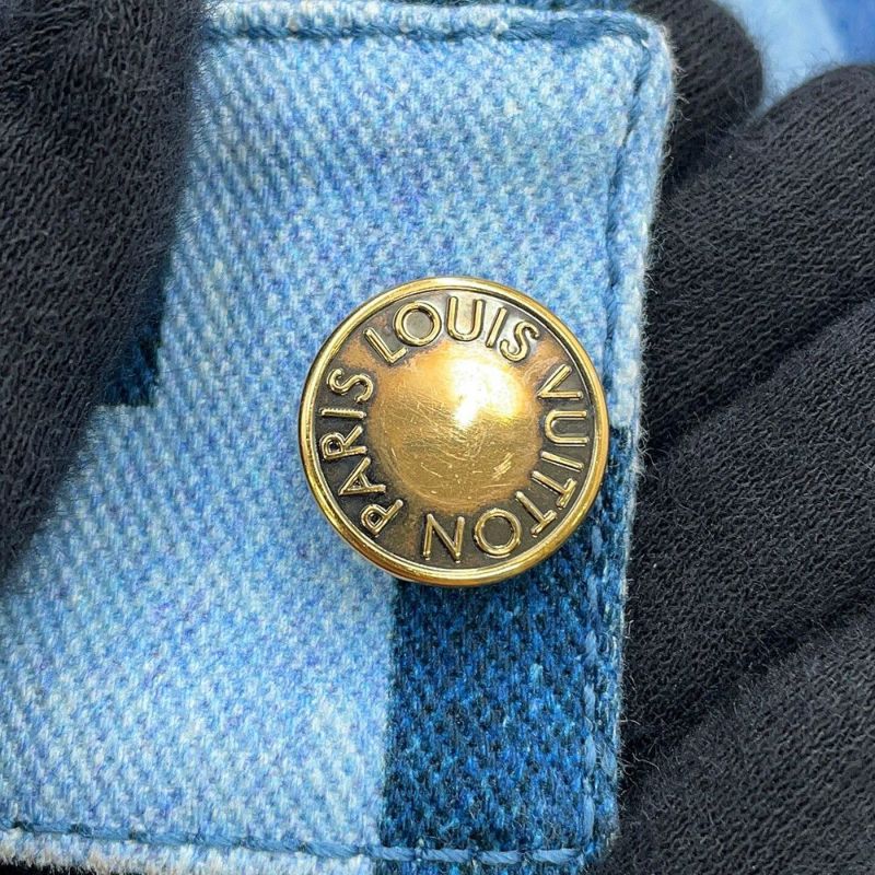 ルイヴィトン デニムジャケット モノグラム・デニム コットン レディースサイズ34 LOUIS VUITTON