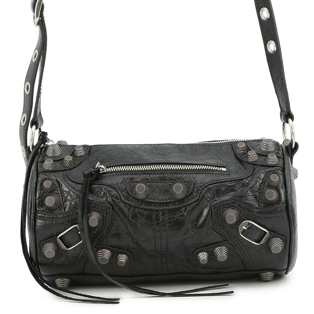 バレンシアガ ショルダーバッグ ル カゴール シリンダー レザー 771716 BALENCIAGA バッグ 黒