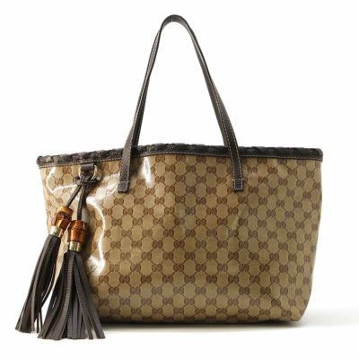 グッチ ハンドバッグ オッティリア レザー パイソン バンブーハンドル 488712 GUCCI 2wayショルダーバッグ 黒 白 安心保証 |  中古・新品ブランド販売ギャラリーレア公式通販