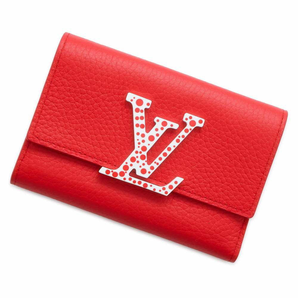 ルイヴィトン 三つ折り財布 LV×YK ポルトフォイユ カプシーヌ 