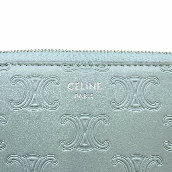 セリーヌ 長財布 ロゴ ラージ ジップ ウォレット トリオンフ レザー 10B553BFU CELINE 財布