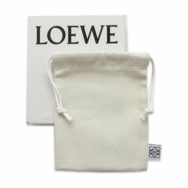 ロエベ カードケース アナグラム レザー キャンバス C604322X02 LOEWE 定期入れ 黒