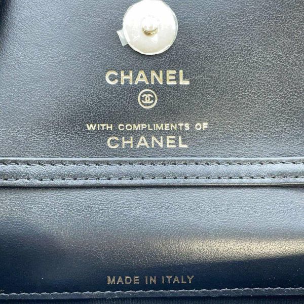 シャネル チェーンショルダーバッグ チェッカーフラッグ ココマーク キャンバス CHANEL ノベルティ ポシェット