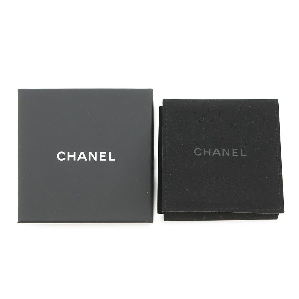 シャネル ピアス ココマーク ドーム レザー ABG001 B25A CHANEL アクセサリー 黒