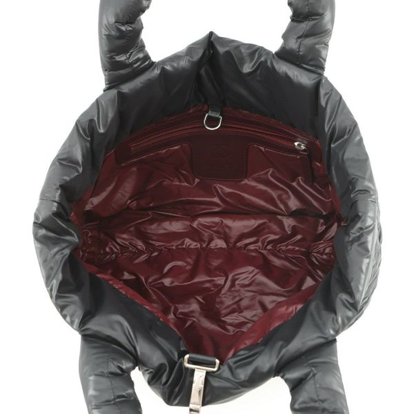 シャネル トートバッグ マトラッセ ココマーク コココクーン スモール ナイロン A48610 CHANEL 黒