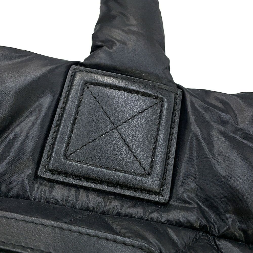 シャネル トートバッグ マトラッセ ココマーク コココクーン スモール ナイロン A48610 CHANEL 黒