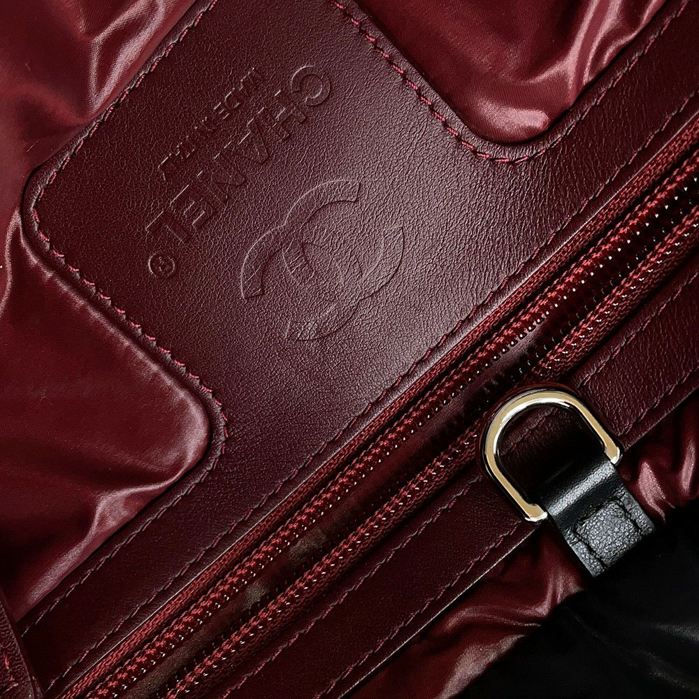 シャネル トートバッグ マトラッセ ココマーク コココクーン スモール ナイロン A48610 CHANEL 黒