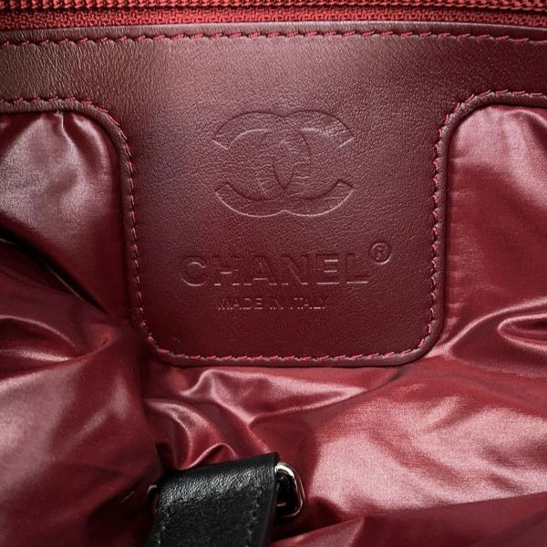 シャネル トートバッグ マトラッセ ココマーク コココクーン スモール ナイロン A48610 CHANEL 黒