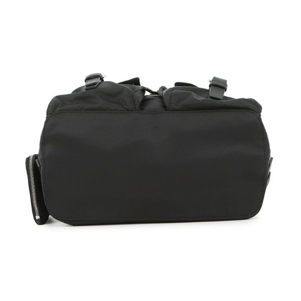 プラダ リュック ポーチ付 ミディアム Re-Nylon バックパック ナイロン 1BZ811 PRADA バッグ リュックサック 黒