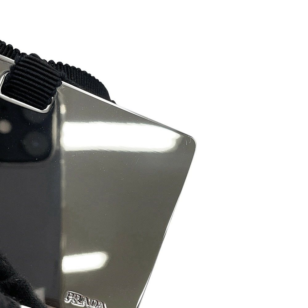 プラダ チェーンショルダーバッグ ミニバッグ サフィアーノレザー 1BP018 PRADA 黒