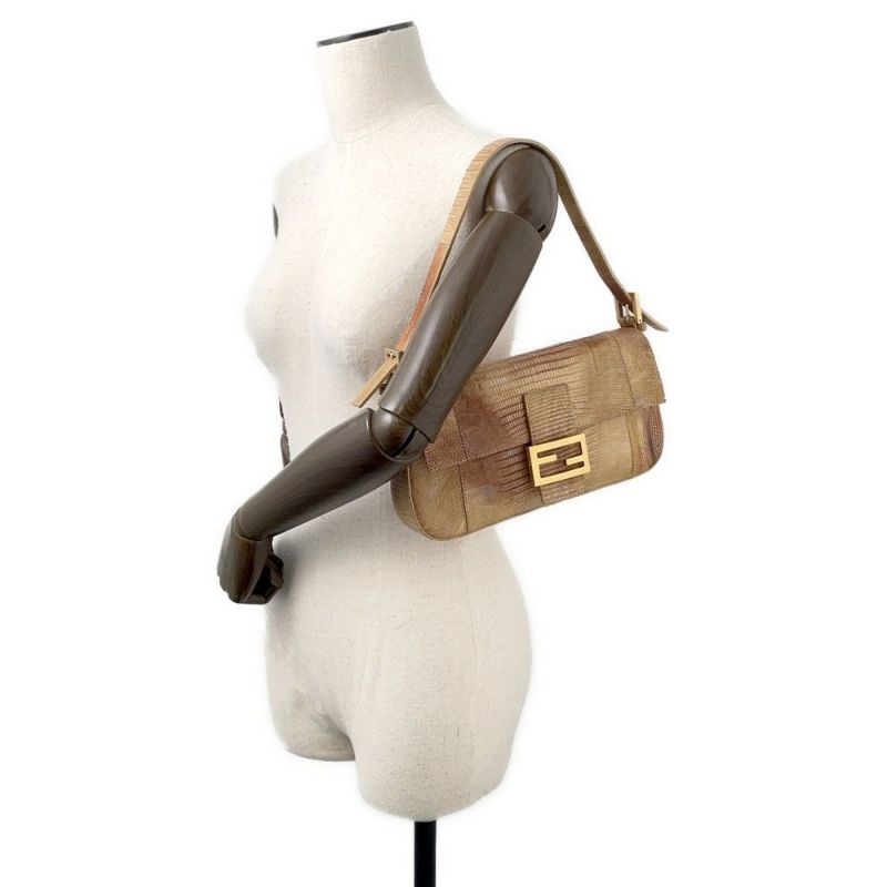 フェンディ ハンドバッグ  マンマバケット リザード 23908BR000.38 FENDI ワンショルダー