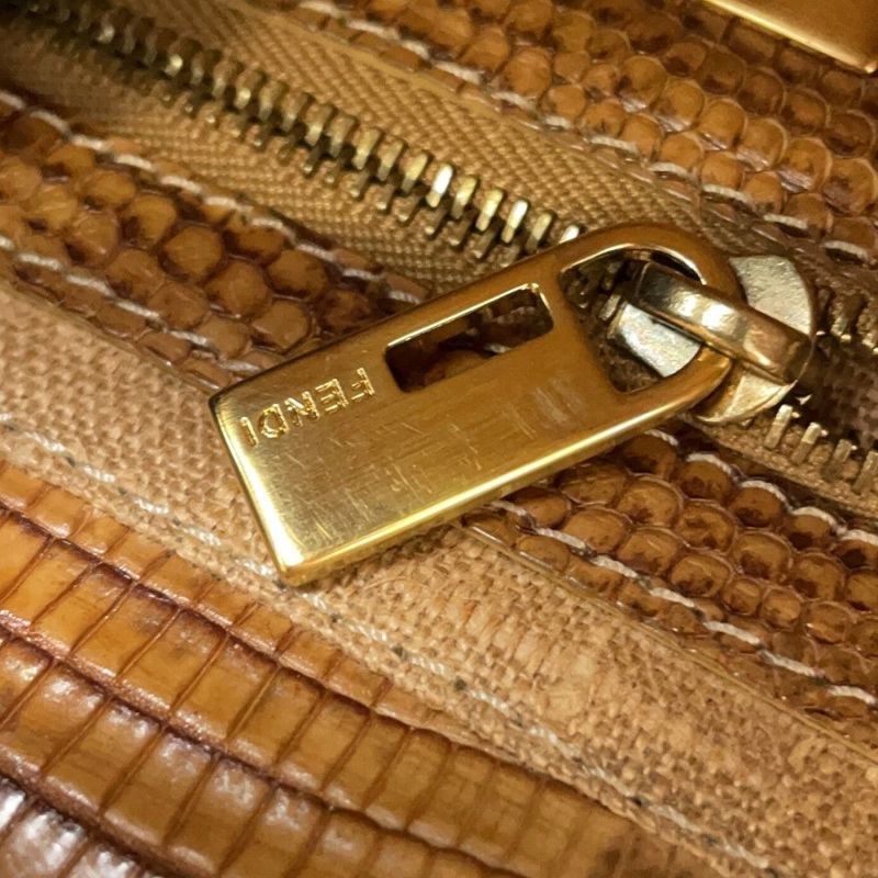 フェンディ ハンドバッグ  マンマバケット リザード 23908BR000.38 FENDI ワンショルダー