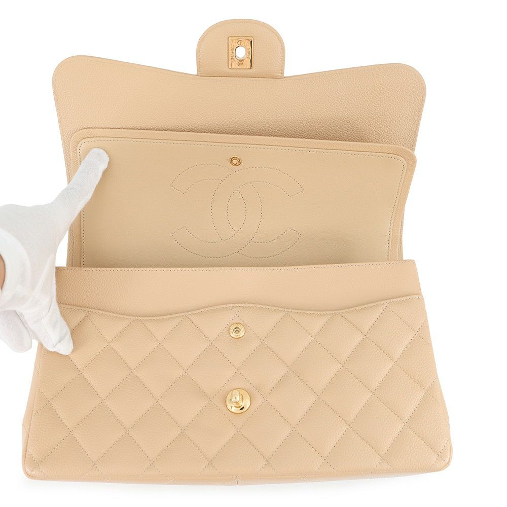 シャネル チェーンショルダーバッグ マトラッセ30 ココマーク キャビアスキン A58600 CHANEL