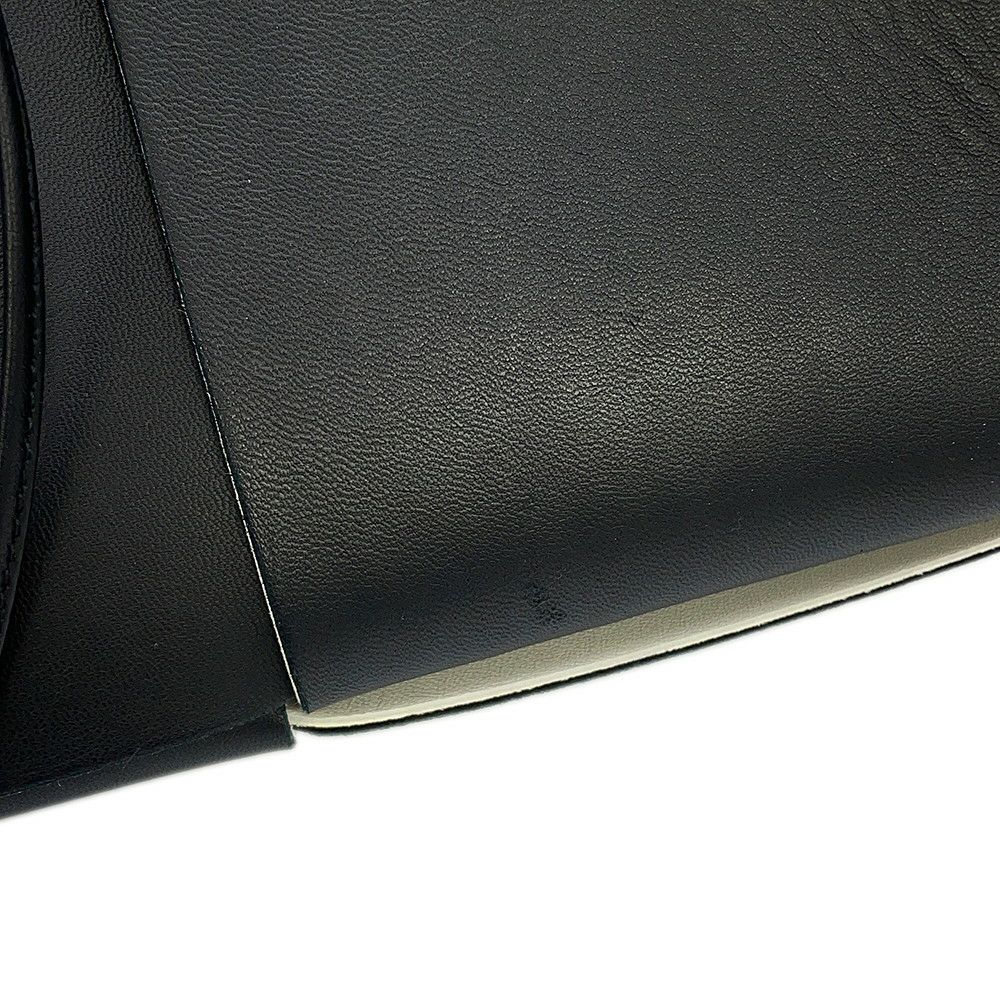 ボッテガヴェネタ トートバッグ マキシイントレチャート アルコ ミディアム 609175 BOTTEGA VENETA 黒 白