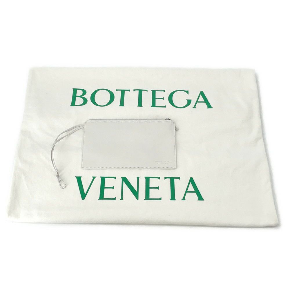 ボッテガヴェネタ トートバッグ マキシイントレチャート アルコ ミディアム 609175 BOTTEGA VENETA 黒 白