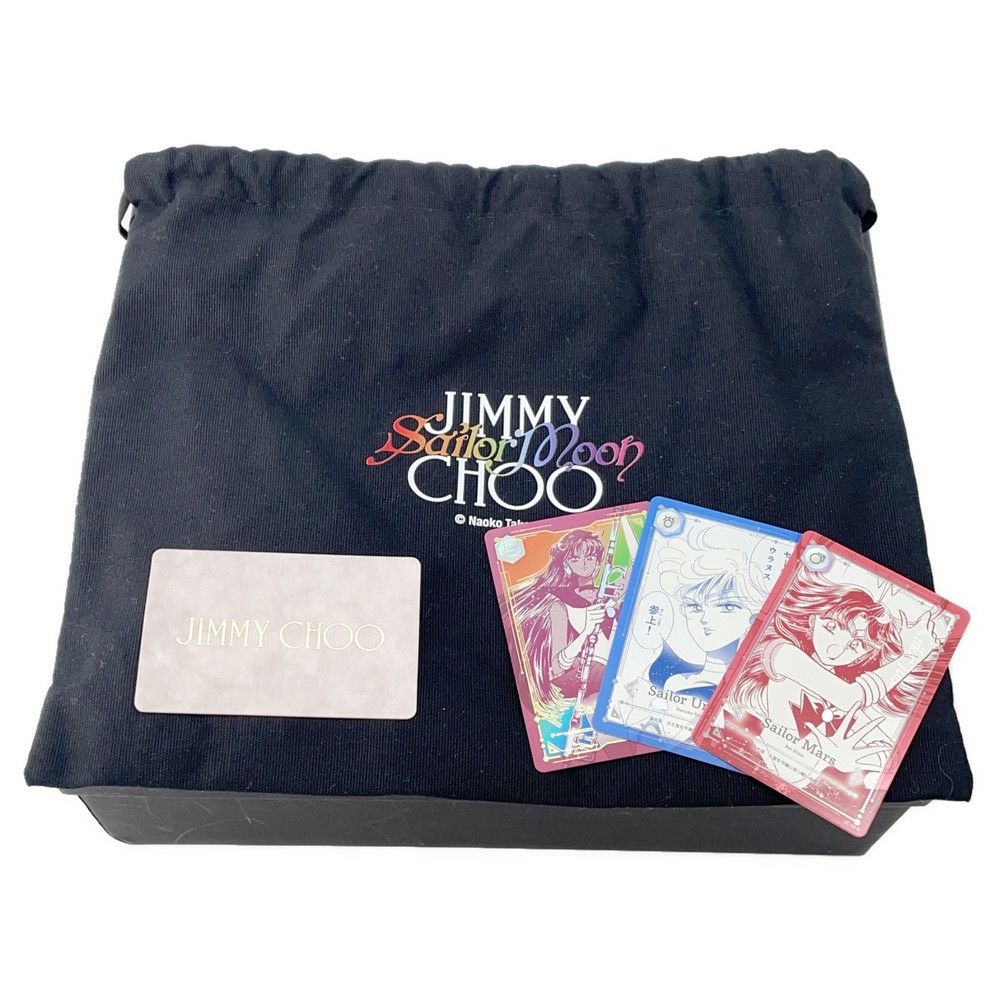 ジミーチュウ ショルダーバッグ 美少女戦士セーラームーン コラボ アヴェニュー フォンホルダー JIMMY CHOO 白